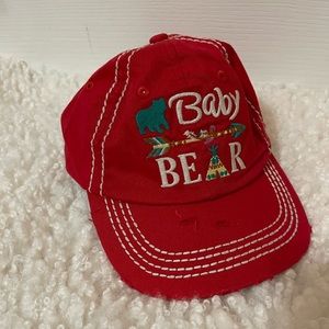 KBETHOS-Vintage Red Distressed Adjustable Hat